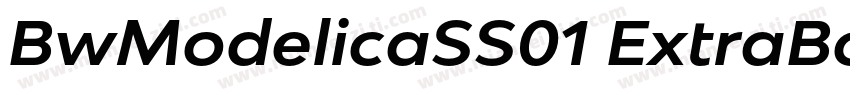 BwModelicaSS01 ExtraBoldExpanded字体转换